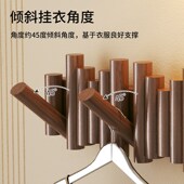 挂衣架实木钢琴键挂衣钩入户进门玄关卧室门后墙壁挂衣帽架免打