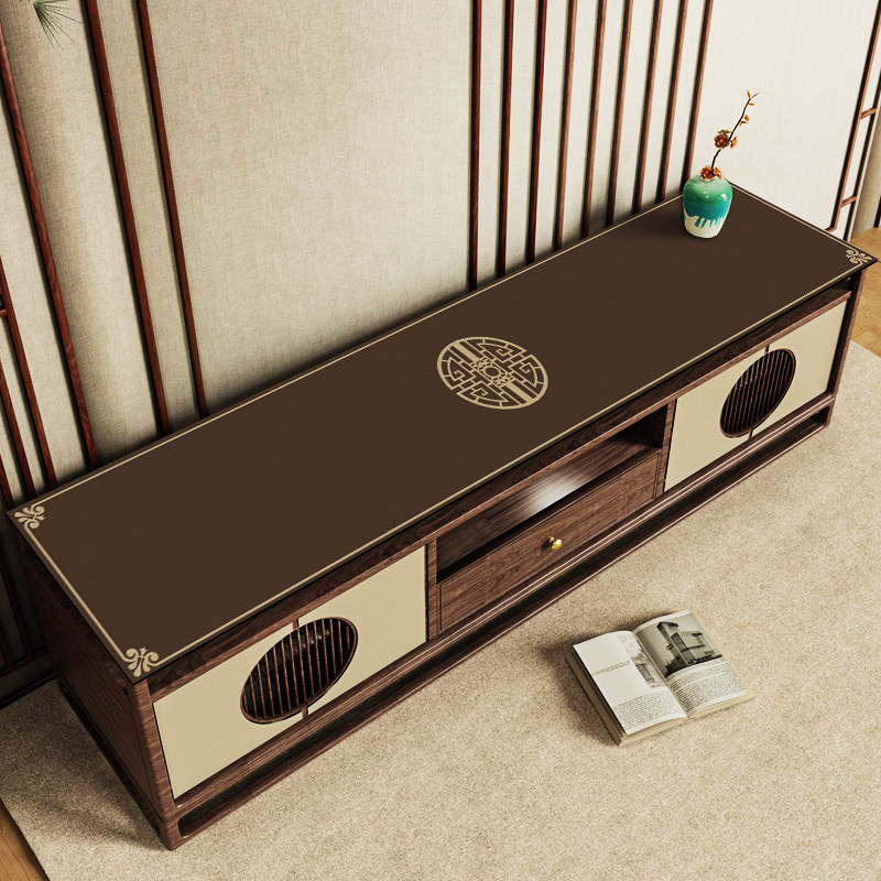 长条桌垫悬空电视柜垫新台面保护垫防尘茶几桌布防水防油免洗