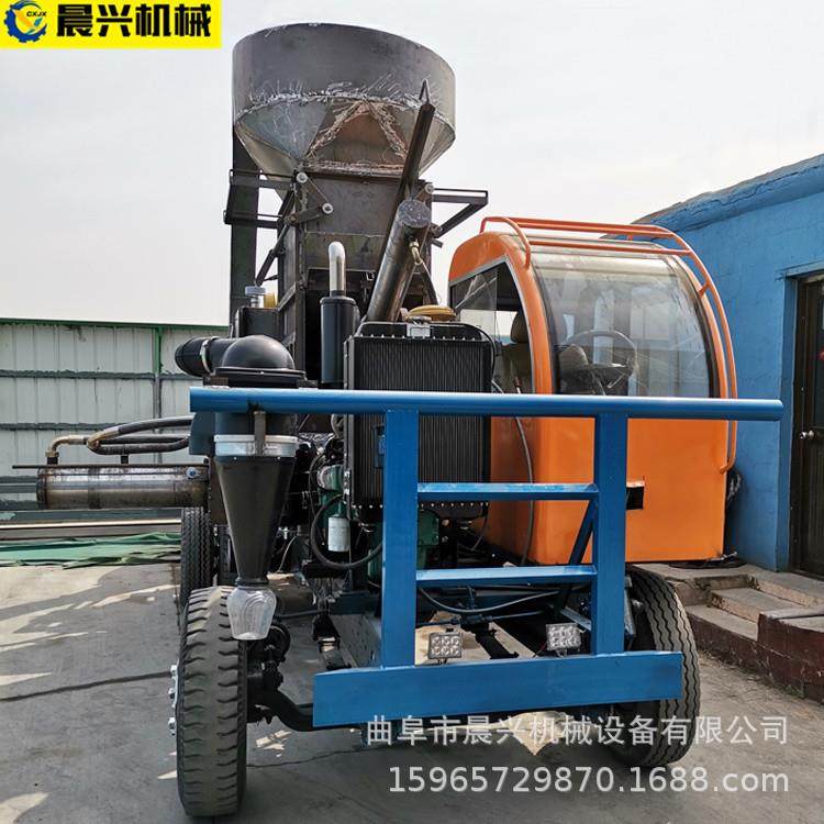 晨兴车载秸秆打包音郭楞拖拉机秸秆打包机移动式粉碎秸秆打包一体