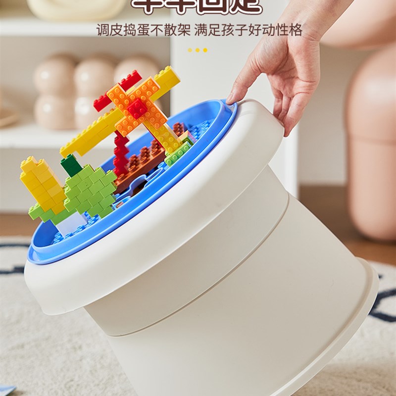 儿童塑料小凳子家用椅子小板凳客厅宝宝凳子加厚储物凳玩具收纳凳