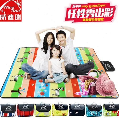 春游草地垫子野餐垫户外便携防水防潮垫郊游野炊餐布公园沙滩垫