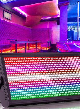 8+8 段频闪 LED八段全彩频闪灯酒吧跑马灯KTV包房爆闪氛围舞台灯