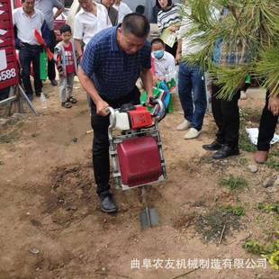 挖树机大马力冲击式 供应苗木带根起苗机锯齿铲式 起苗机