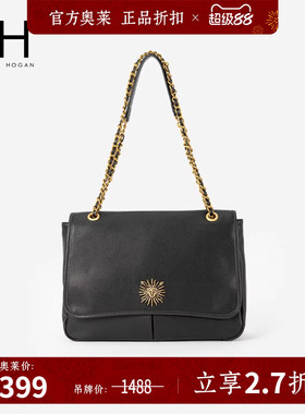 VH女包复古邮差包大容量通勤经典牛皮款斜挎包复古美拉德单肩包包