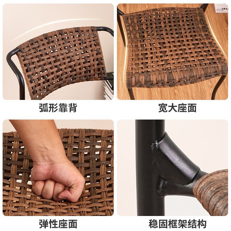 子靠背椅儿童单人椅休闲竹椅家用藤编椅手工编织椅藤椅,住宅家具,阳台椅,淘宝优惠券,粉丝福利购,淘宝优惠卷