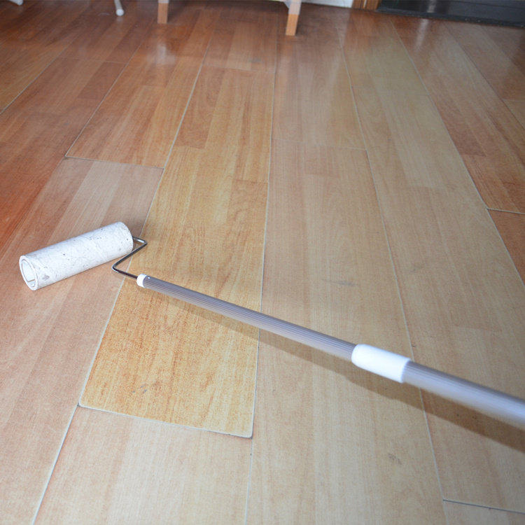 梦佳居地板瓷砖粘毛纸滚筒粘尘纸撕式cm 斜撕沾毛纸粘毛器