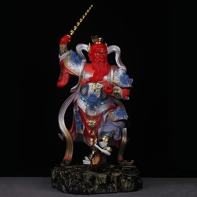 王灵官神像树脂王天君火神菩萨都天大灵官像家用供奉工艺品