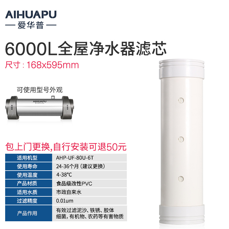 爱华普全屋净水器滤芯(2000/2500/3000/4000/5000/6000L)