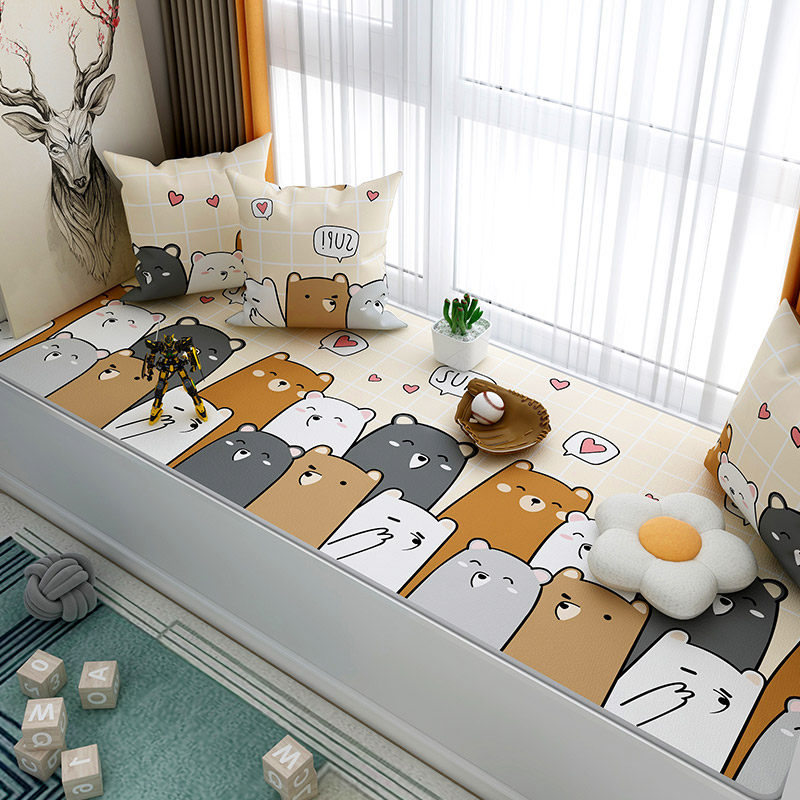 新款儿童房飘窗垫阳台垫子裁剪卡通男孩窗台垫四季通用,居家布艺,飘窗垫,淘宝优惠券,粉丝福利购,淘宝优惠卷