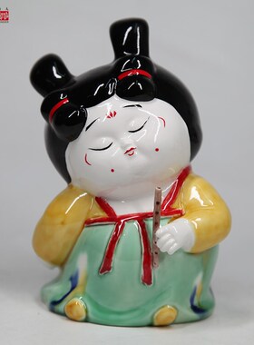 李学武牡丹瓷纯手工妞妞唐宫夜宴侍女陶瓷唐仕女创意