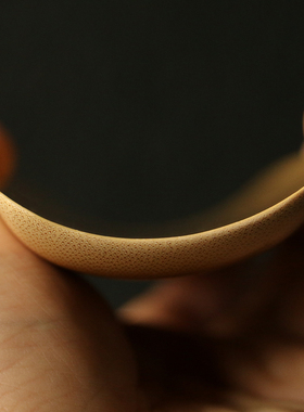 精选高密度十年以上老料纯手工精工万目镜面打磨茶道茶则两件竹