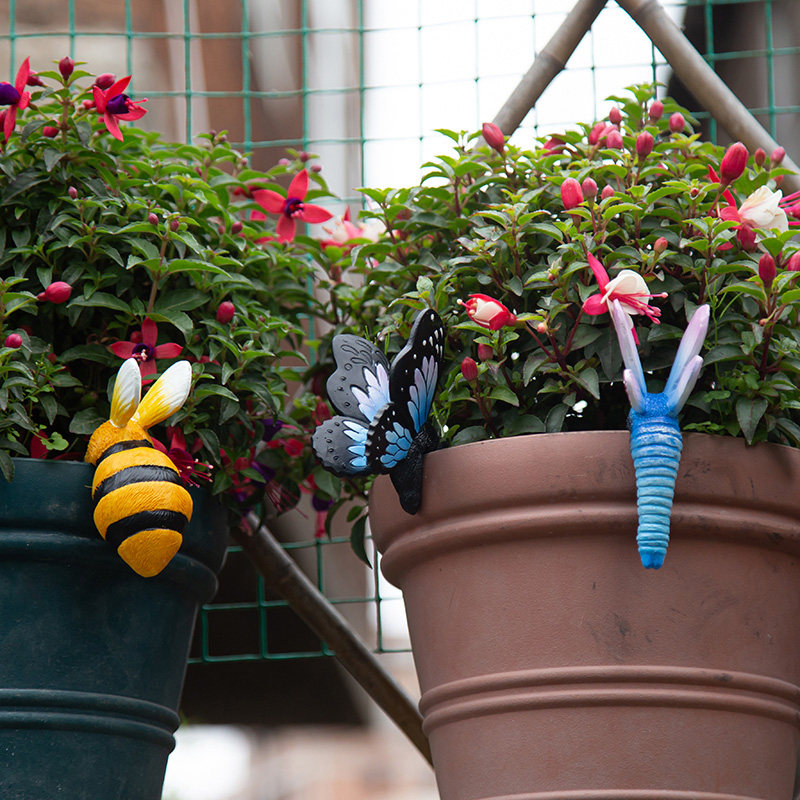 园装饰庭院盆景装饰小园艺仿真蝴蝶挂盆爬缸动物挂件,家居饰品,户外/庭院摆件,淘宝优惠券,粉丝福利购,淘宝优惠卷