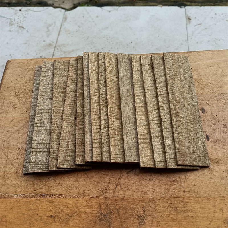 雅安小叶桢楠金丝楠木阴沉木枯木DIY创意红木木质手工制作书签料