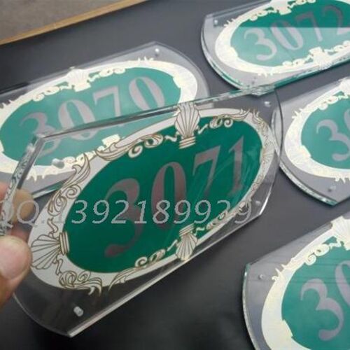 酒店门牌号压力网印刷数字号码牌宾馆房间标识指示牌