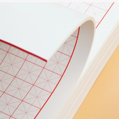 硬笔书法纸田字格加厚练字本楷书方格作品纸小学生写字米字格