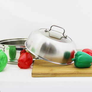 蒸锅锅盖高盖家用盖子钢筋锅盖鼎盖铁锅盖炒锅铁锅汤高供盖