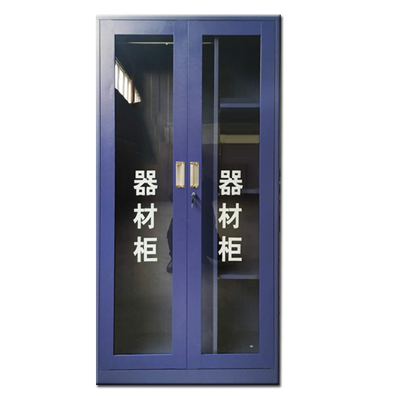 幼儿园保安室防暴器材柜安防装备箱反恐器械架校园不锈钢防爆柜子