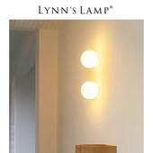 nn立意 床头卧室走廊阳台镜前灯包豪斯灯 奶油风圆球壁灯