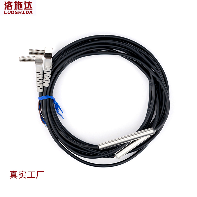 M6弯头激光对射光电开关传感器LTT-06NO-TZ直角红外光电感应开关