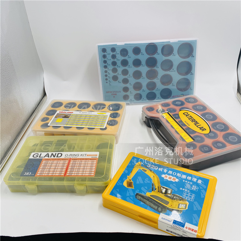 挖掘机配件卡特O型圈307 312 336 320B C D油管氟胶密封圈方形o型