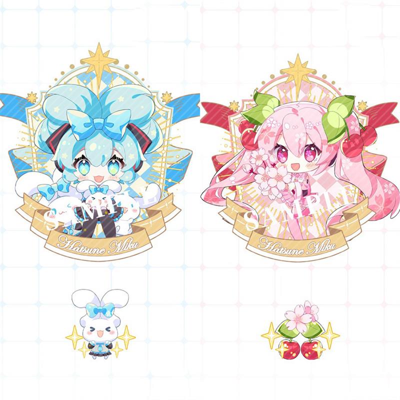 初音未来周边钥匙扣miku动漫夹层亚克力小挂件挂饰吊坠礼物礼品10