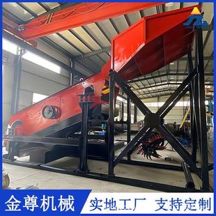 新型矿山选矿双轴振动筛河道淘金效果好工作可靠沙金振动筛厂