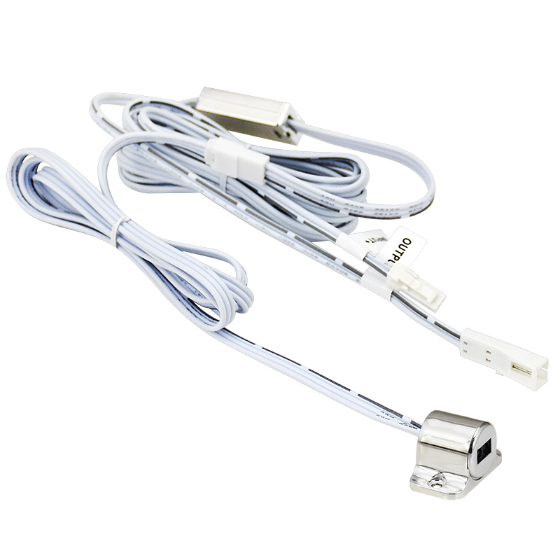 单门感应开关门碰控制器开门即亮关门即灭12v60w橱柜衣柜led灯带