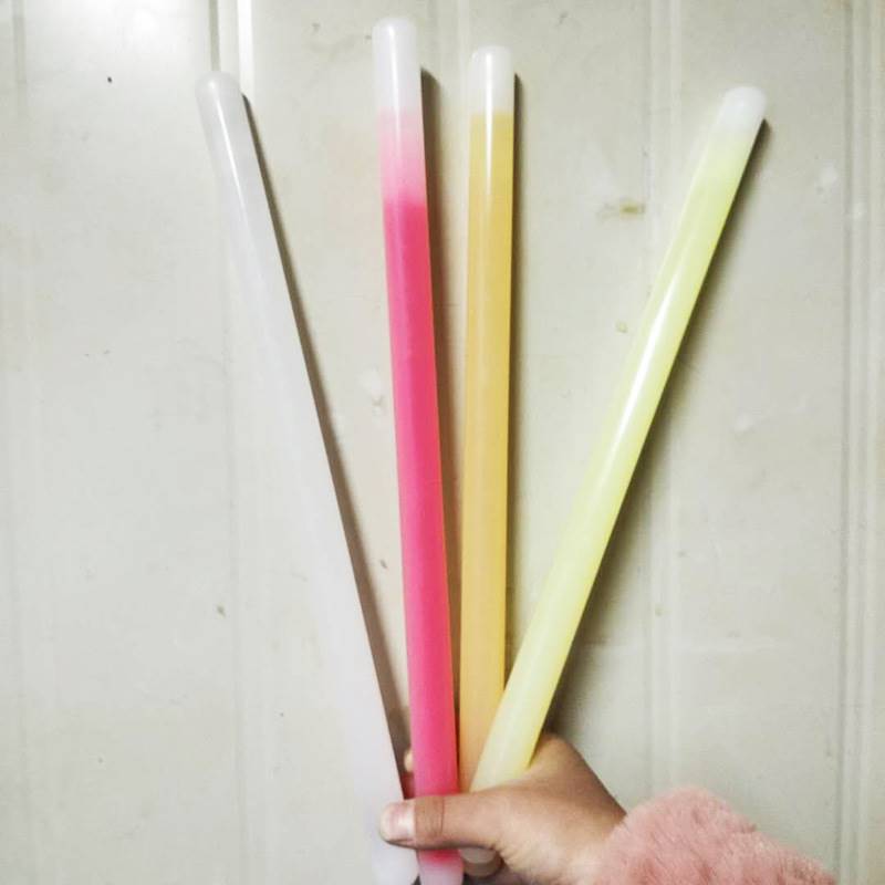 大号萤光棒一次性打鼓水鼓棒夜光演唱会晚会道具年会塑料化学