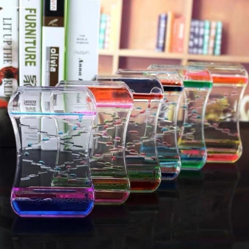 液体油漏水滴油滴沙漏计时器卡通
