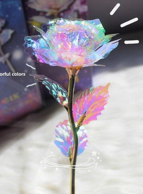 集者五彩耀眼玫瑰~变幻金箔星空