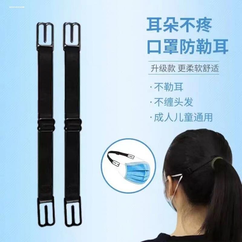口罩调节带耳戴式头戴式松紧弹力图片