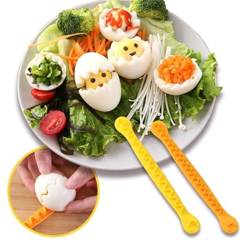 家用鸡蛋切花器日式鸡蛋刻花模具厨房花式切蛋器水煮蛋分割工具