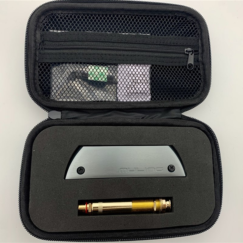 沐铃新款A1音孔拾音器民谣吉他指弹拾音器铝制雕刻被动拾音器