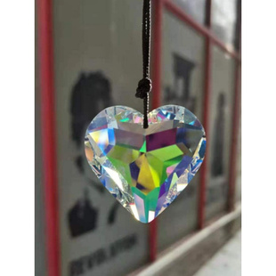 阳光捕手水晶挂件炫彩雪花彩虹光影窗户圣诞节圣诞树装饰捕梦网