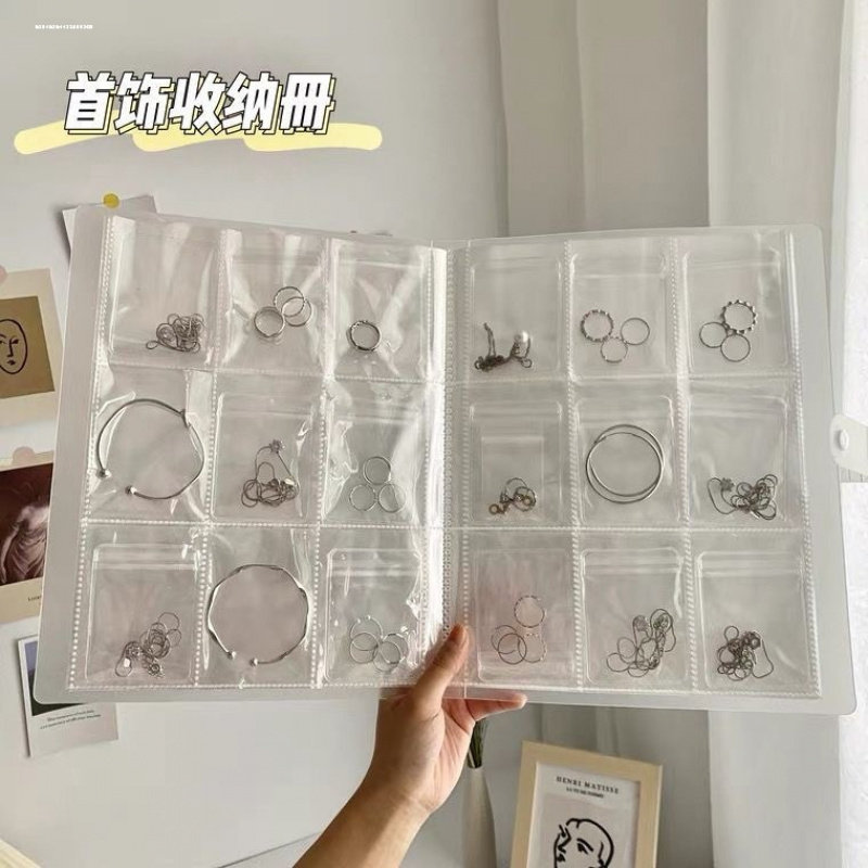 首饰收纳盒耳钉防氧化戒指手饰透图片