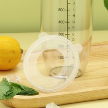 pc防溅盖手锤柠檬茶工具1000ml雪克杯防溅盖奶茶制作棒打柠檬杯锤