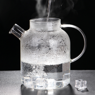 玻璃茶壶泡茶家用大容量煮烧花茶分离I茶具套组加厚耐高温冷水壶