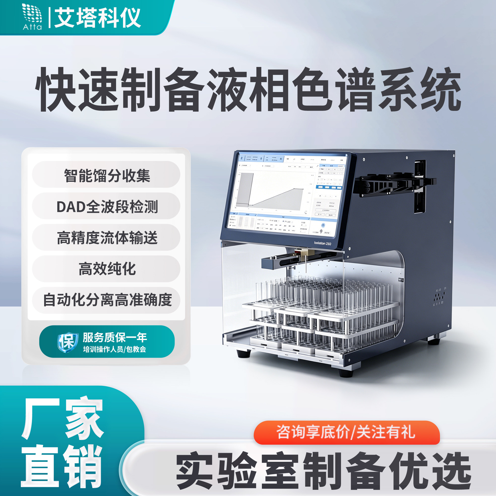 艾塔制备液相色谱仪标准品制备