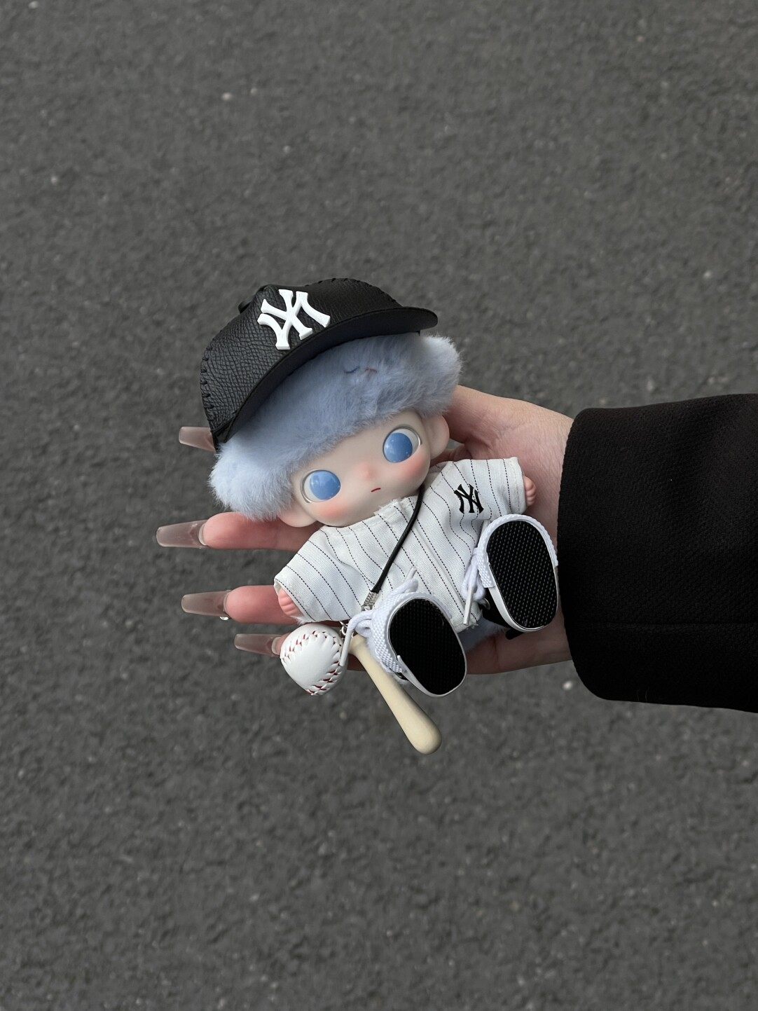 新品小红书同款crybaby复刻道奇队17号棒球服运动衣服Dimoo 娃衣,模玩/动漫/周边/娃圈三坑/桌游,棉花娃娃/毛绒玩具娃衣,淘宝优惠券,粉丝福利购,淘宝优惠卷