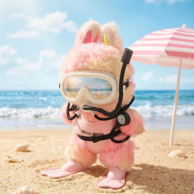 原创labubu娃衣潜水潜水套装17cm