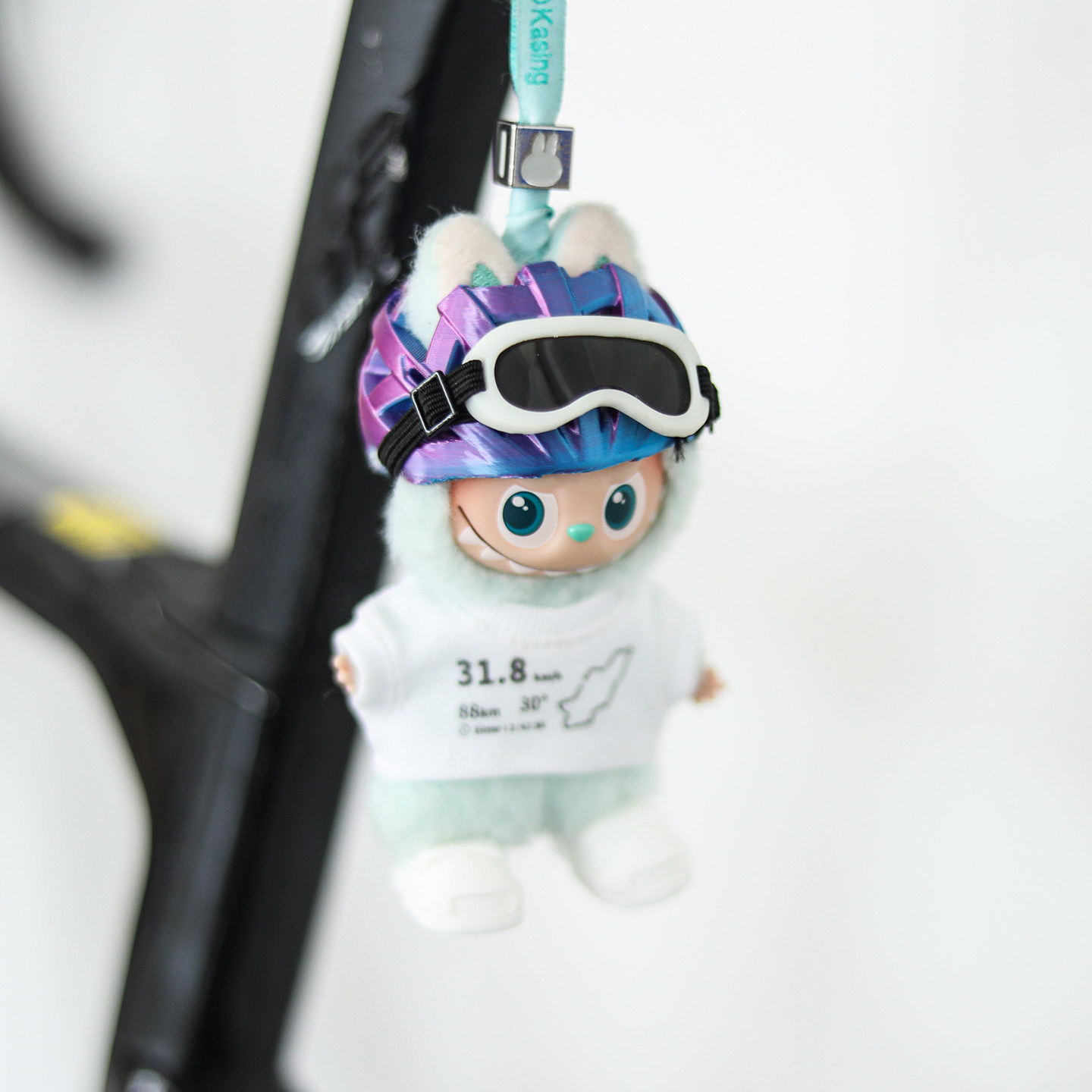 骑行服运动套装头盔迷你labubu拉布布心底密码娃衣10cm衣服4代