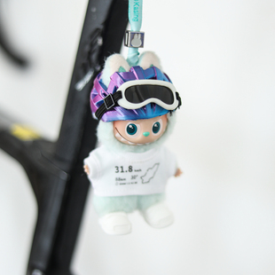 骑行服运动套装头盔迷你labubu拉布布心底密码娃衣10cm衣服4代