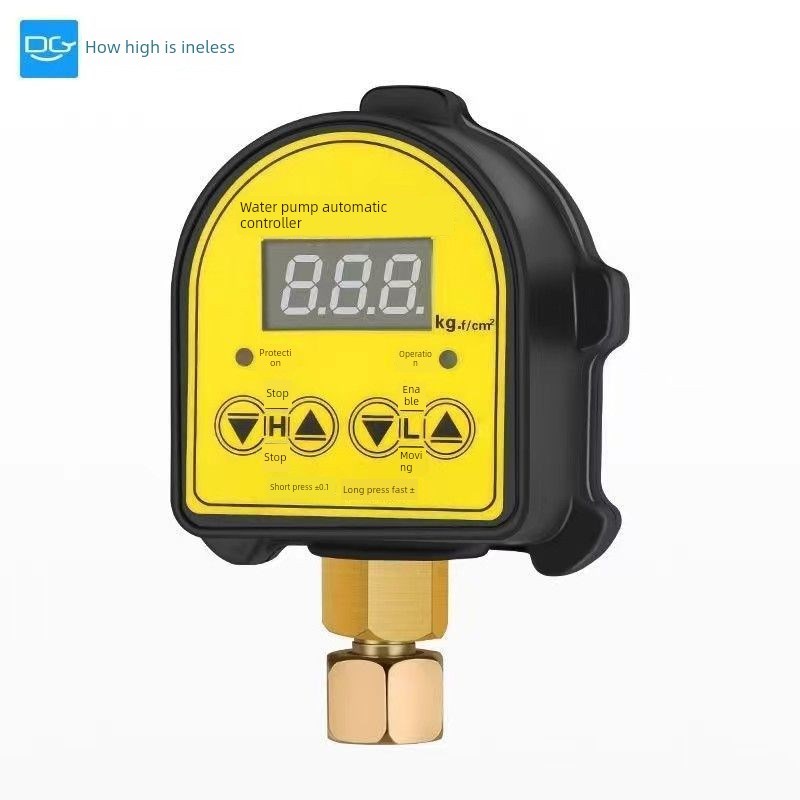 自吸泵数字显示数字压力开关水泵y自动开关可调智能水泵压力控制