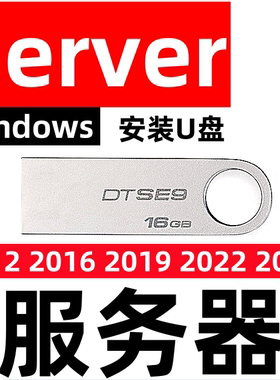 中文版 windows服务器server 2012 2016 2019 2022 2025 系统安装