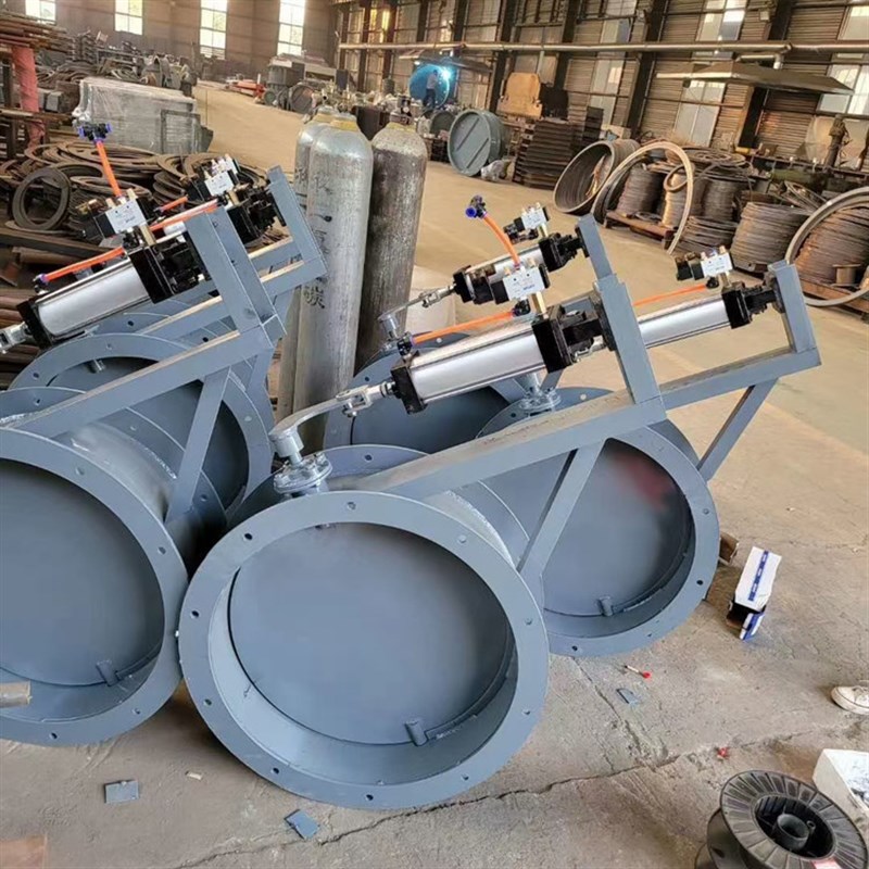 气动通风蝶阀调节风阀除尘烟气管道dn400,500冷风碳钢不锈钢风门