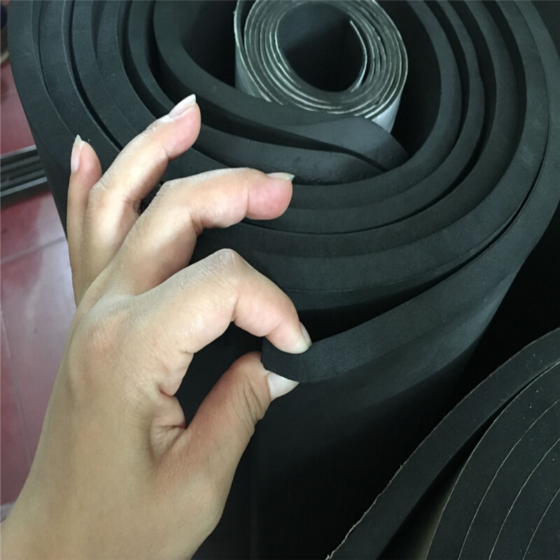 三元乙丙发泡橡胶板 黑色减震板 EPDM板 隔音板厚15mm1米2M