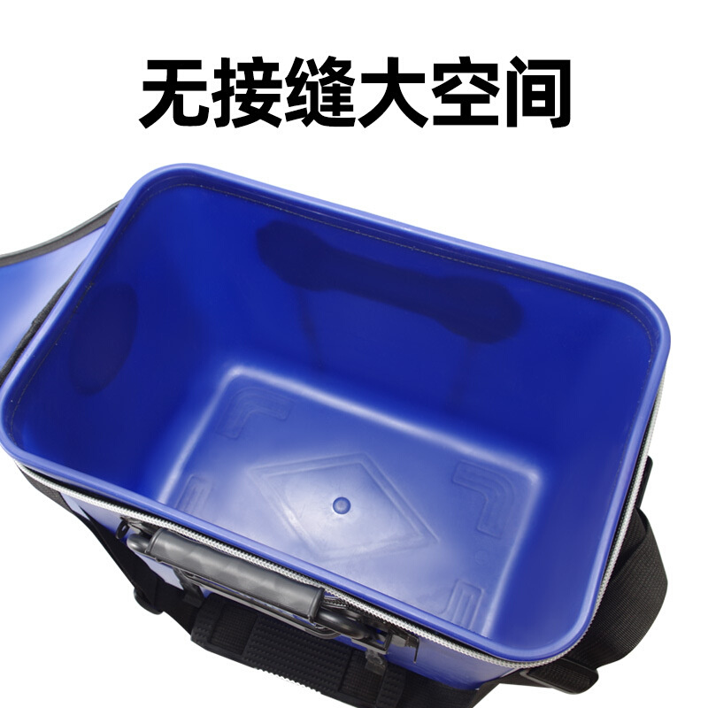 加厚钓鱼桶一体成型鱼桶活鱼桶饵料装鱼桶矶钓桶多功能鱼护桶