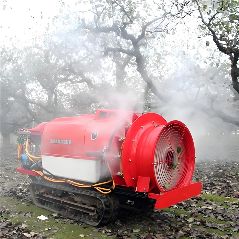 四轮全自动遥h控打药机大容量送风式弥雾机 果园自走式喷药机