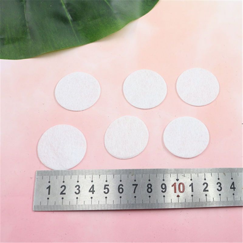 白色1mm厚1.5-10cm不织布圆片无纺布垫片DIY辅料饰品配件发饰底托