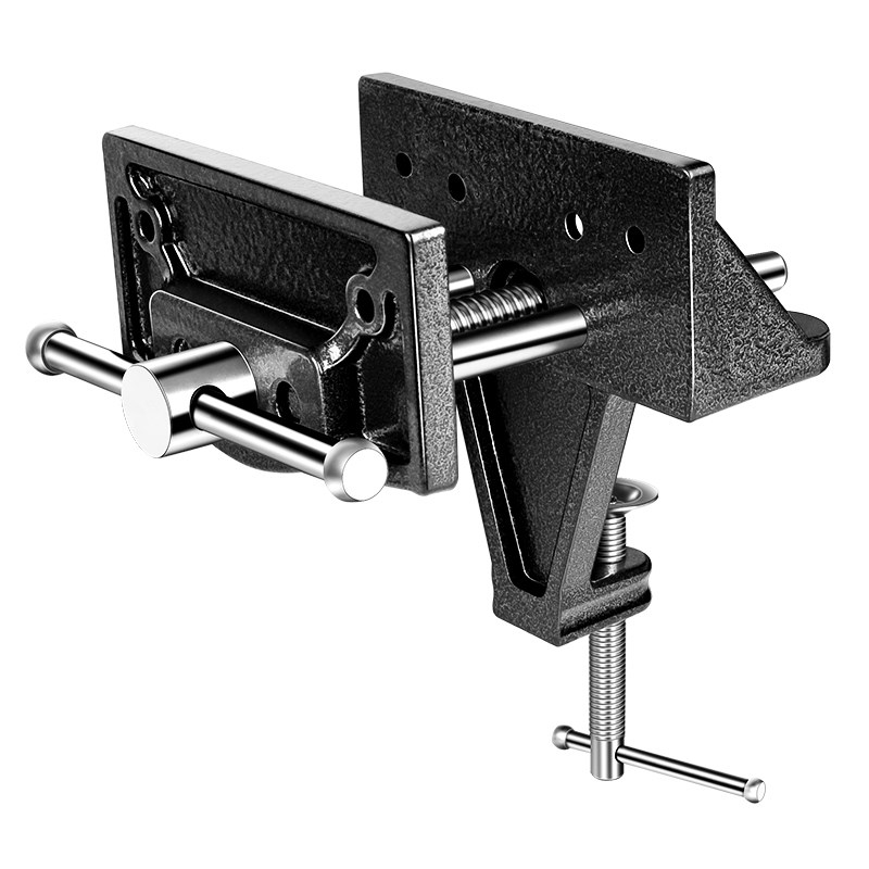 外夹式台b虎钳木工夹钳木匠工具大全桌钳夹桌面快速夹台钳夹具固